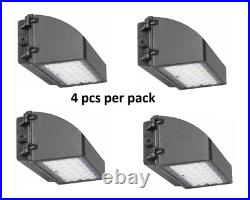 4PCS/Pack 60Watt Full Cut Off LED Wall Pack Light 5000K ETL DLC Replace 250HID