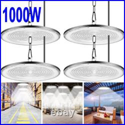 4Pack 1000W UFO LED High Bay Light Industrial Factory Warehouse Shop Commercial