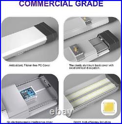 4Pack 120W LED Shop Light Linkable Garage Workshop Office 5000K Daylight 1.1M