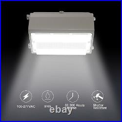 4Pack 120W Led Wall Pack Light Commercial Industrial Outdoor Light Dusk to Dawn