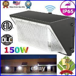 4Pack 150W LED Wall Pack Light Dusk to Dawn Commercial Outdoor Security Lighting