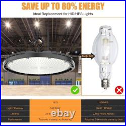 4Pack 150W UFO Led High Bay Light Factory Industrial Commercial Light Dimmable