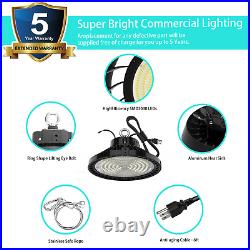4Pack 200W UFO LED High Bay Light Industrial Warehouse Facility Lighting 5000K