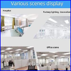 4Pack 2x4 FT LED Light Flat Panel, 8400 LM Dimmable Recessed Drop Ceiling Lights