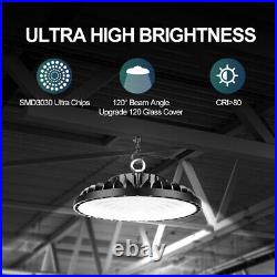 4Pack 300W UFO Led High Bay Light 6000K 300 Watt Industrial Commercial Gym Light