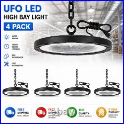 4Pack 300W UFO Led High Bay Light Industrial Commercial Factory Shop Gym Light