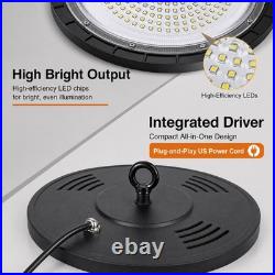 4Pack 300W UFO Led High Bay Light Industrial Commercial Factory Shop Gym Light