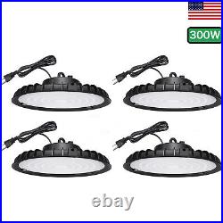 4Pack 300W UFO Led High Bay Light Warehouse Gym Industrial Commercial Work Light 4Pack 300W UFO Led High Bay Light Warehouse Gym Industrial Commercial Work Light