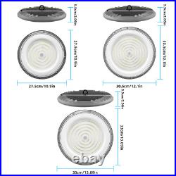 4Pack 500W UFO Led High Bay Light Commercial Industrial Warehouse Garage Light