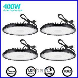 4Pcs 400W UFO Led High Bay Light 90-277V Industrial Commercial Factory Gym Light