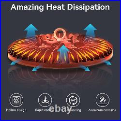 4Pcs 400W UFO Led High Bay Light 90-277V Industrial Commercial Factory Gym Light