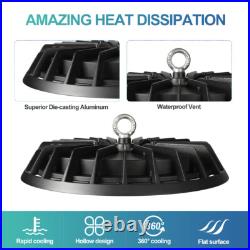 4Pcs 500W UFO Led High Bay Light 6000K Commercial Industrial Gym Led Shop Light