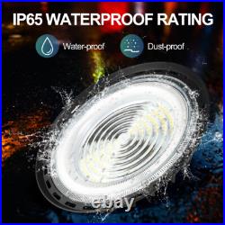 4Pcs 500W UFO Led High Bay Light 6000K Commercial Industrial Gym Led Shop Light