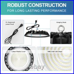 4Pcs 500W UFO Led High Bay Light Commercial Industrial Warehouse Led Shop Light