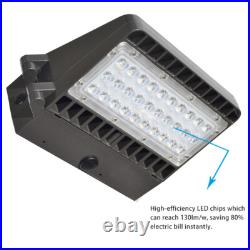 4Pcs/Pack 48W Led Outdoor Full Cut Off Wall Pack Lights 5000K ETL DLC-350W HID