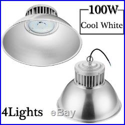 4X 100W LED High Bay Light Commercial Warehouse Industrial Factory Shop Fixtures