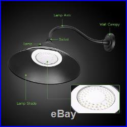 4X 14 LED Gooseneck Barn Light Fixture for Indoor/Outdoor Use, Photocell Sensor
