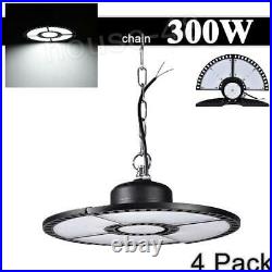 4X 300W UFO LED High Bay Light Gym Factory Warehouse Industrial Shed Lighting