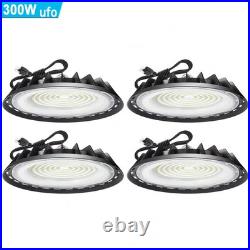 4X 300W UFO Led High Bay Light Industrial Commercial Warehouse Shop Light 5000K