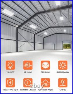 4X 400W LED Linear High Bay Light, 60000LM Commercial Shop Lights Fixture 5000K