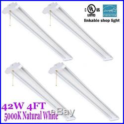 4X 4Ft 5000Lumens LED Bright Shop Light Home WorkLight Fixture Lighting 5000K OY