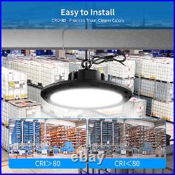 4X LED UFO High Bay Light 150W Dimmable Warehouse Factory Shop Light AC100277V