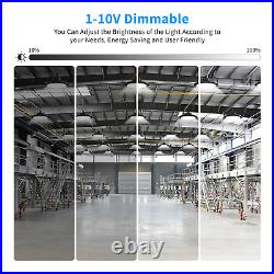 4X LED UFO High Bay Light 150W Dimmable Warehouse Factory Shop Light AC100277V