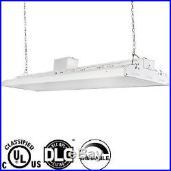 4' 225W LED High Bay Shop Light Commercial Fixture 29250lm 5000K Dimmable DLC
