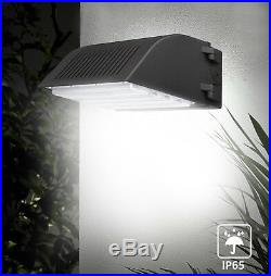 4,400LM Commercial LED Wall Pack Light Waterproof Outdoor Building Mounted 4 Pcs