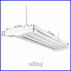 4 Foot LED Utility Shop Lights Garage Ceiling Fixture Low Bay 9000LM 5000K 80W