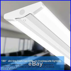 4 PACK 8FT Ultra Slim LED Office Wraparound Light 110W Shop Garage Flush Mount