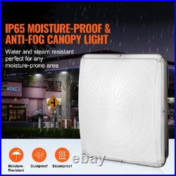 4 PCS LED Canopy Light 150W 16500LM 5000K Daylight Outdoor Canopy Lighting
