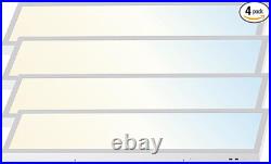 4 PC LED Surface Mounted Flat Panel Light Power Switchable and Dimmable (1'x 4')