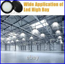 4 Pack 100W UFO LED High Bay Light Shop Light Lighting Fixture Factory Warehouse