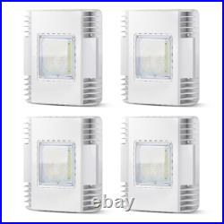 4-Pack 150W LED Gas Station Canopy Light 5700K 100-277V Surface Mount