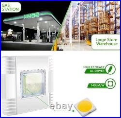 4-Pack 150W LED Gas Station Canopy Light 5700K 100-277V Surface Mount