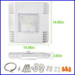 4-Pack 150W LED Gas Station Canopy Light 5700K 100-277V Surface Mount