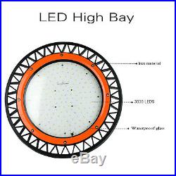 4 Pack 150W UFO LED High Bay Fixture Commercial Warehouse Workshop Light 5500K