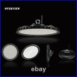 4 Pack 200W LED UFO High Bay Light Commercial Factory Warehouse Gym Light 6000K