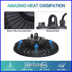 4 Pack 200W UFO Led High Bay Light 200 Watts Factory Commercial Warehouse Light
