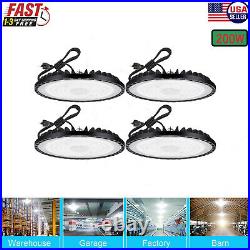 4 Pack 200W UFO Led High Bay Light Industrial Commercial Warehouse Shop Light