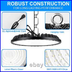 4 Pack 200W UFO Led High Bay Light Industrial Commercial Warehouse Shop Light