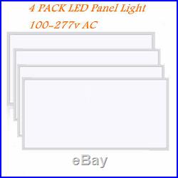 4 Pack 2x4 FT 75W LED Panel Light 8000 Lumens 5000K Daylight LED Flat Panel