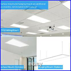 4 Pack 2x4 LED Flat Panel Light Fixture 75 Watt Drop Ceiling Shop Office Lights