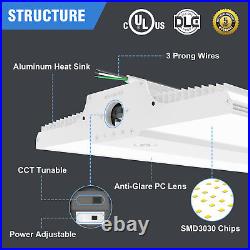 4-Pack 300W LED LinearHigh Bay Light Shop Lights 45000LM, 3000K 4000K 5000K CCT