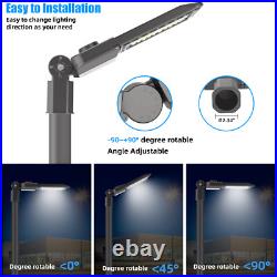 4 Pack 300W LED Parking Lot Light Outdoor, 5000K LED Pole Light with Slip Fitter 4 Pack 300W LED Parking Lot Light Outdoor, 5000K LED Pole Light with Slip Fitter