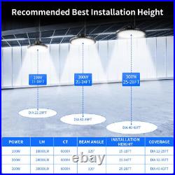 4 Pack 300W UFO Led High Bay Light Factory Warehouse Commercial Led Shop Lights 4 Pack 300W UFO Led High Bay Light Factory Warehouse Commercial Led Shop Lights