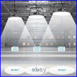 4 Pack 300W UFO Led High Bay Light Factory Warehouse Commercial Led Shop Lights