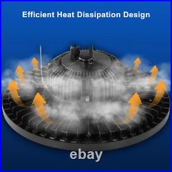 4 Pack 300W UFO Led High Bay Light Factory Warehouse Commercial Led Shop Lights