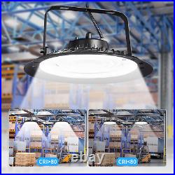 4 Pack 300W UFO Led High Bay Light Factory Warehouse Commercial Led Shop Lights